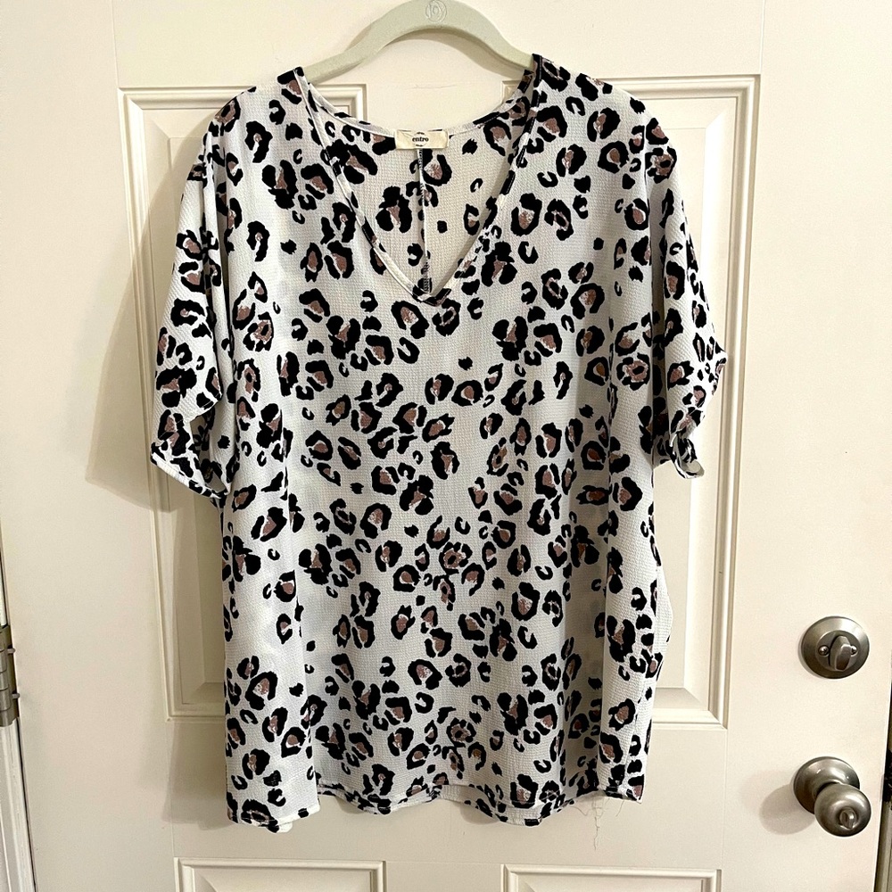Entro blouse - cheetah
